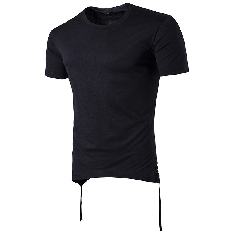 2021 summer men's new foreign trade source men's round neck short sleeve casual slim T-shirt